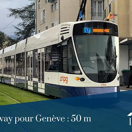 Apartment Homey Mosa - Au Pied Du Tram - Proche Centre - Balcon Prive - Wifi Et Netflix Annemasse